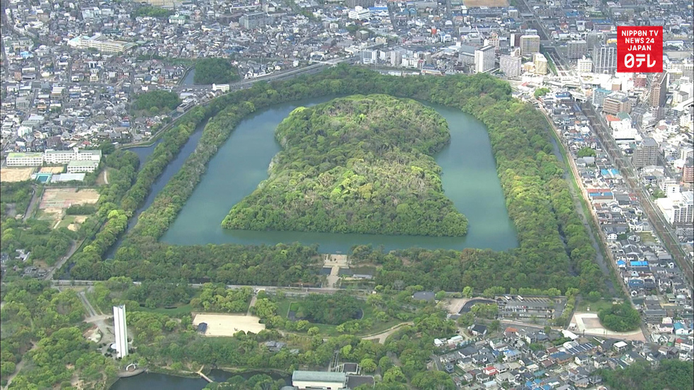 Japan's largest burial mound could become World Heritage Site