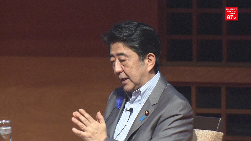Abe defends expanded role for JSDF