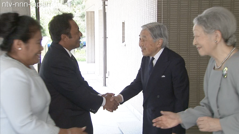 Imperial Couple hosts Palau president