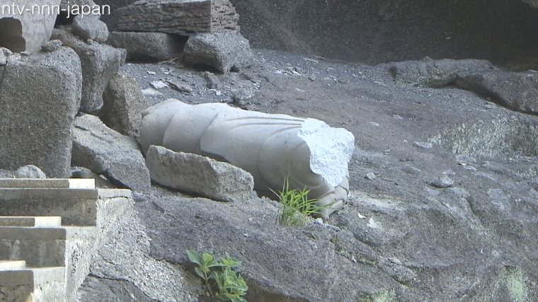 Ancient statue vandalized 
