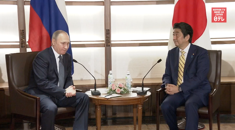 Abe, Putin discuss 'special system' for disputed territories 