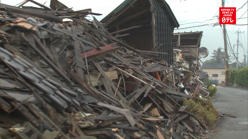 Temporary housing completed on 7-month anniversary