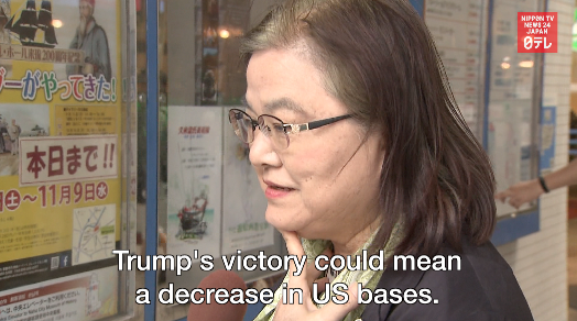 Okinawans voice hopes for Trump over US bases  