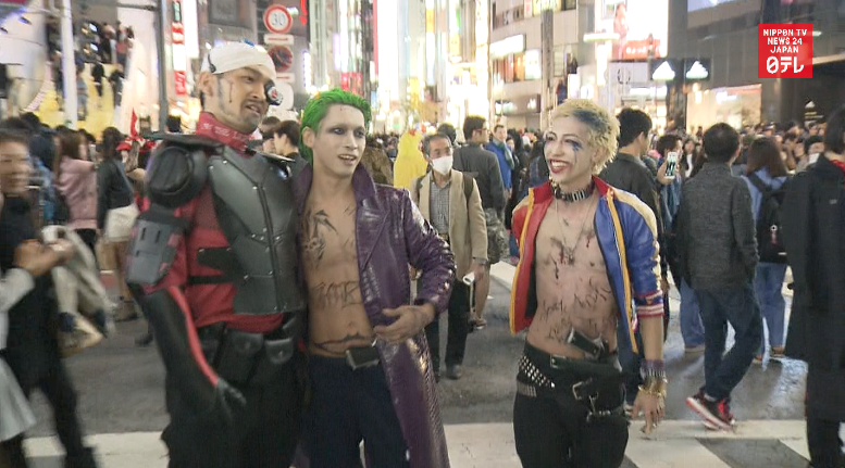 Shibuya rammed with Halloween revelers 