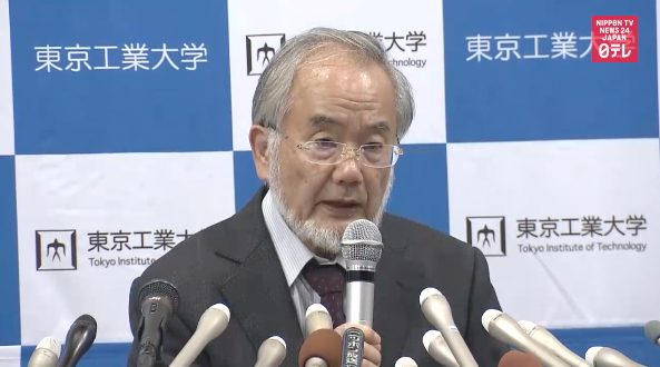 Japan's Ohsumi awarded Nobel for cell work