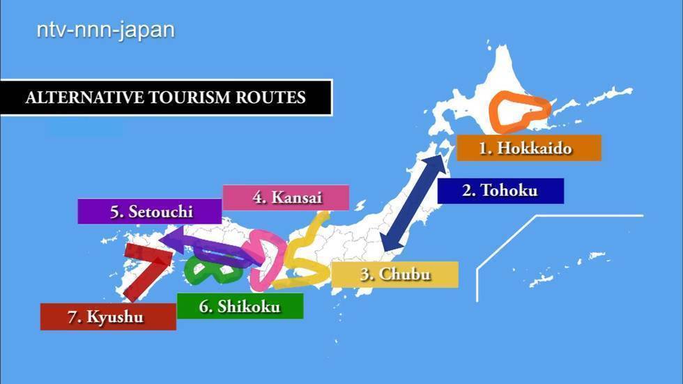 Alternative tourism routes