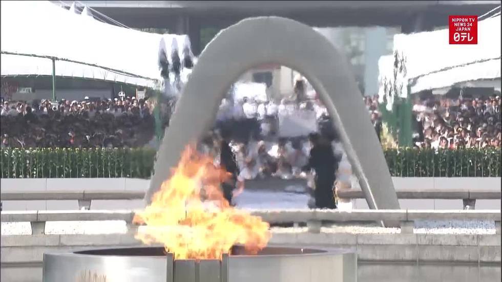 Hiroshima commemorates 70 years since atomic bomb