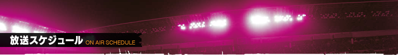 放送スケジュール