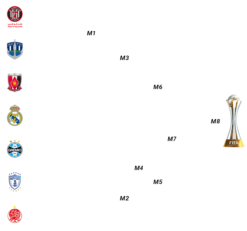 クラブワールドカップ 準決勝明日なのでもう届かないですよね