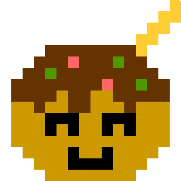 カラフルダイヤモンド 岡大和のドット絵画像