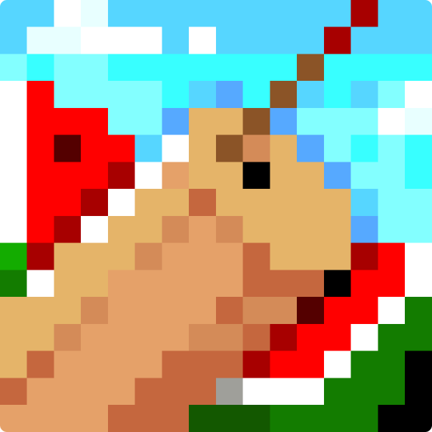 お笑い系Vtuber アメザリひらいのドット絵画像