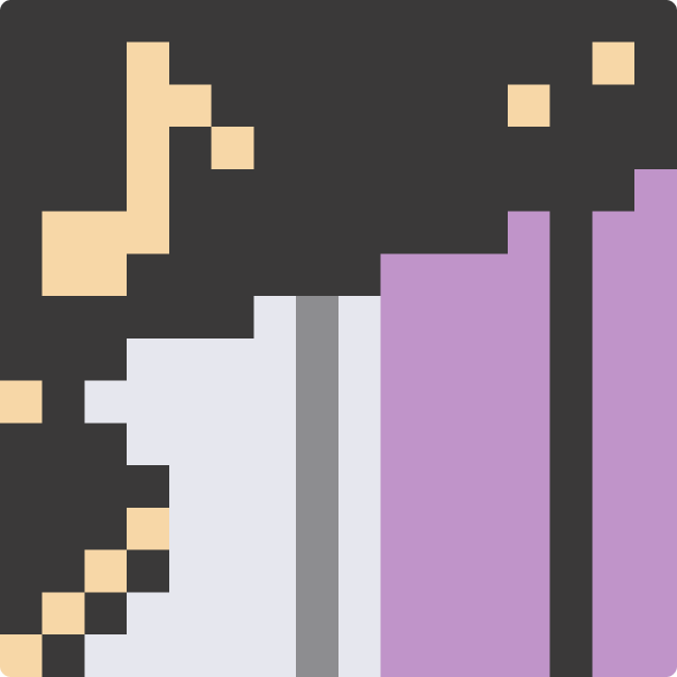 VTuber 乙夏れいのドット絵画像