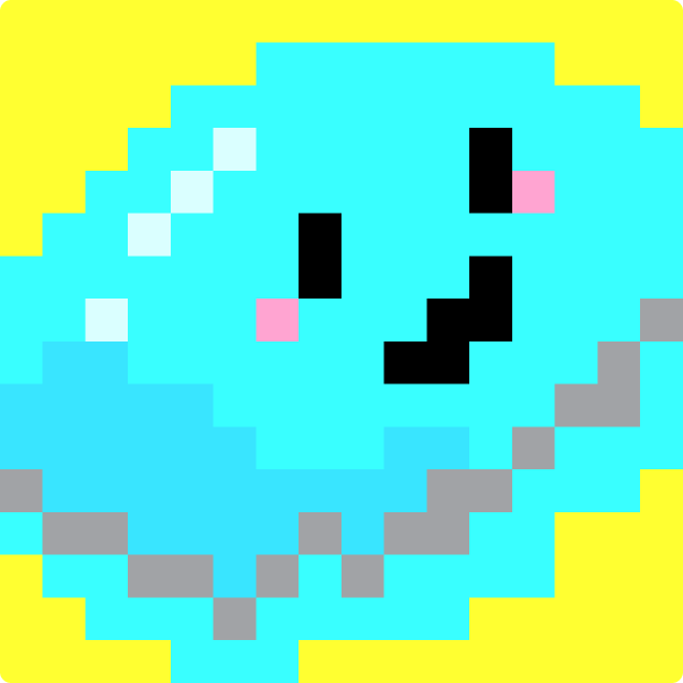 VTuber 海月シェルのドット絵画像