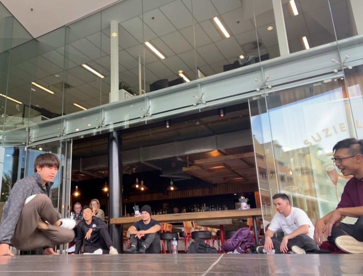 国境なきBboy。タスマニア島で飛び入り参加です。