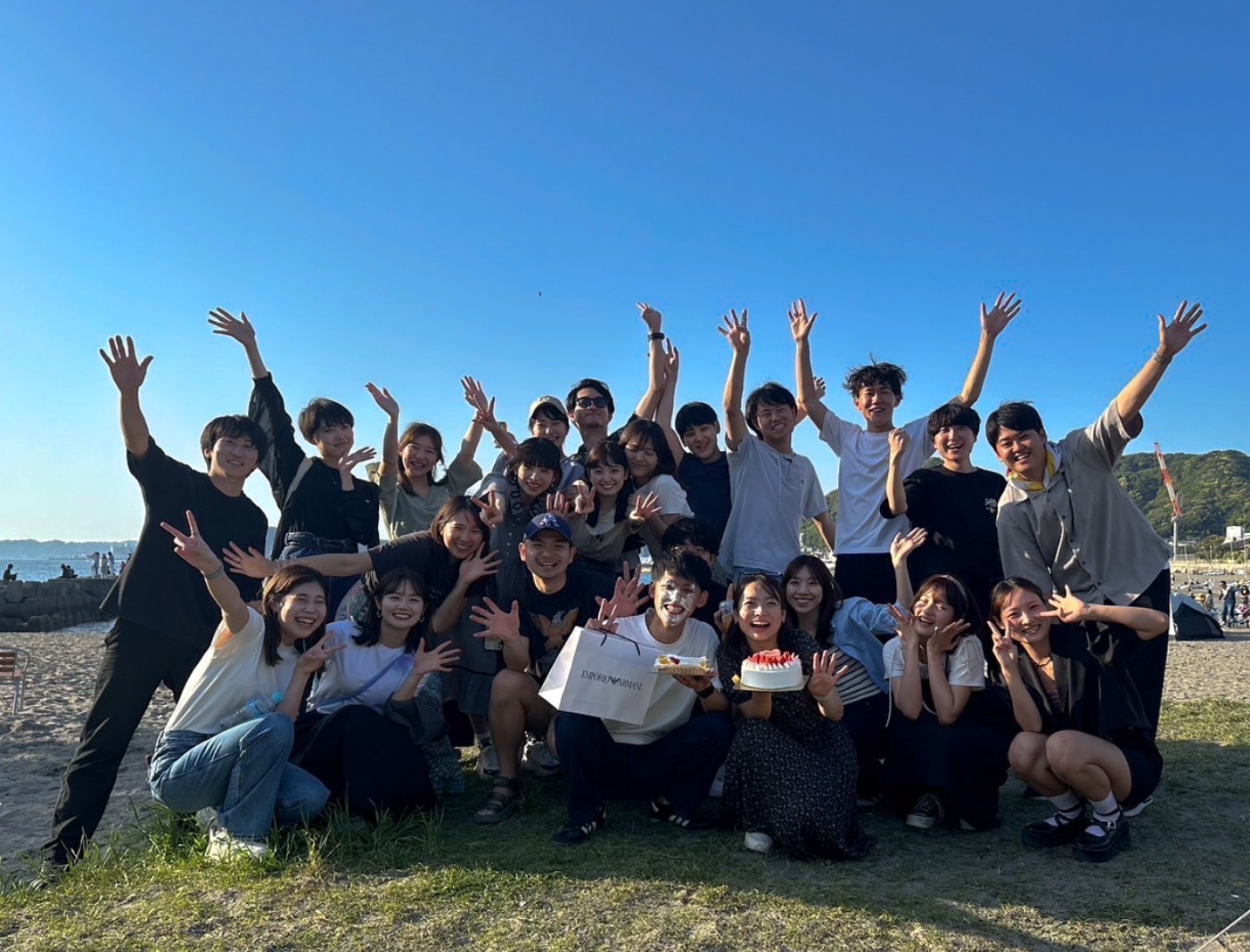 葉山で同期とBBQ！私の誕生日をお祝いしてくれました！