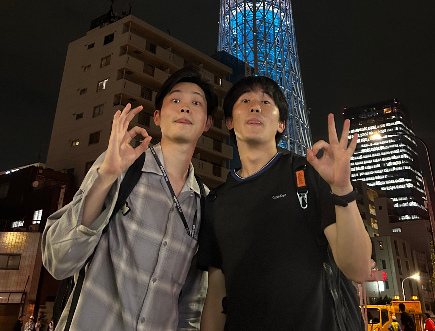 技術局研修の帰り道、採用試験でも一緒に「面白い」事を考えた、刺激的な同期と。