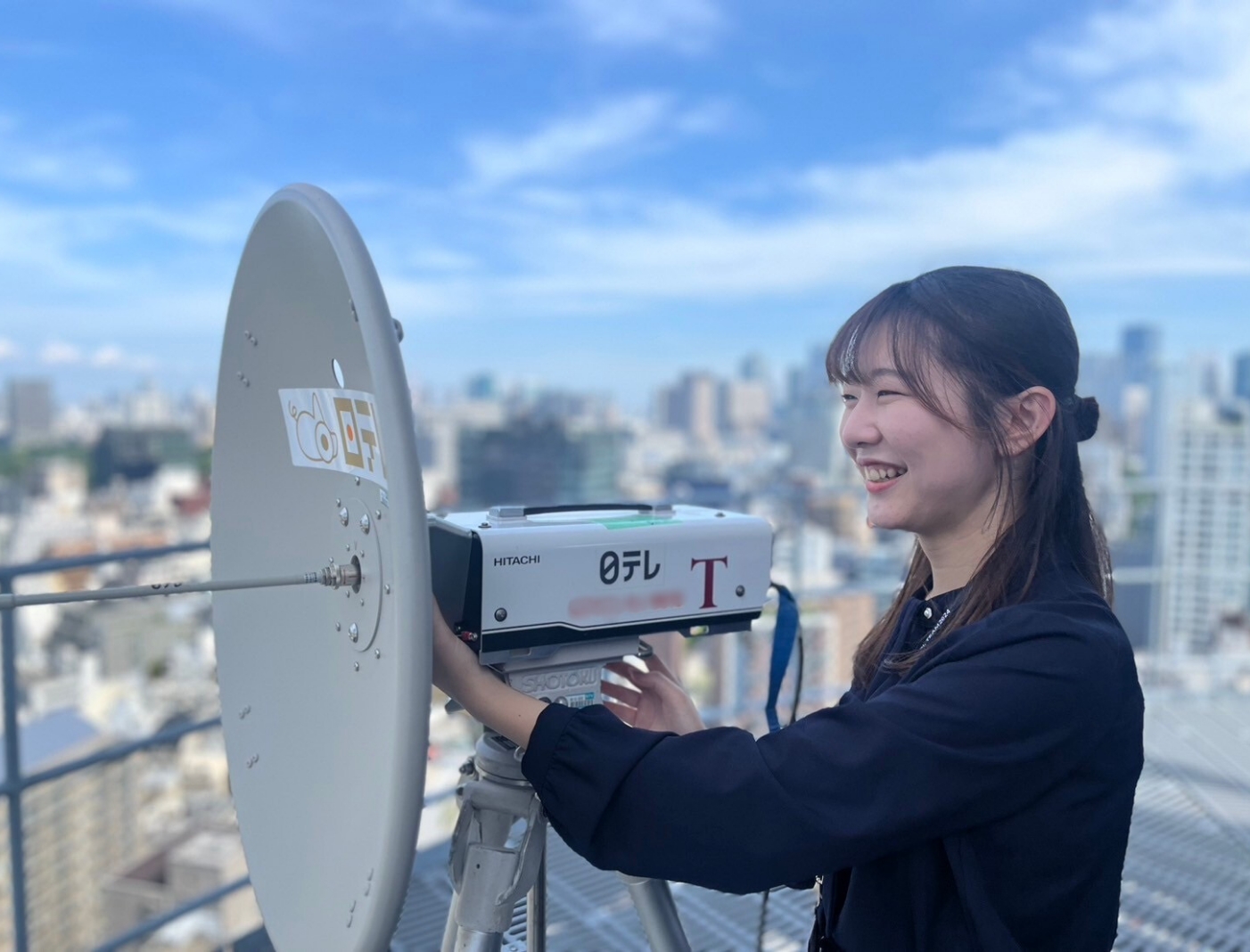 日テレ本社に向けてアライン中。電波が見える眼さえあれば…！