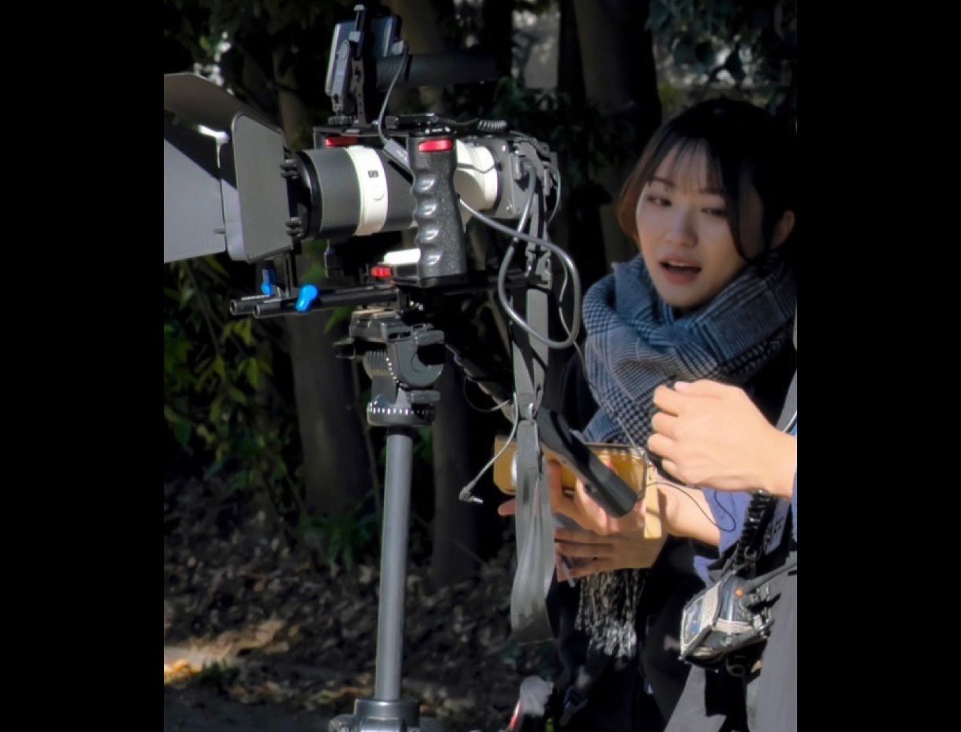 地域の方々とPR動画の制作に取り組みました。創って届けることが好きです。