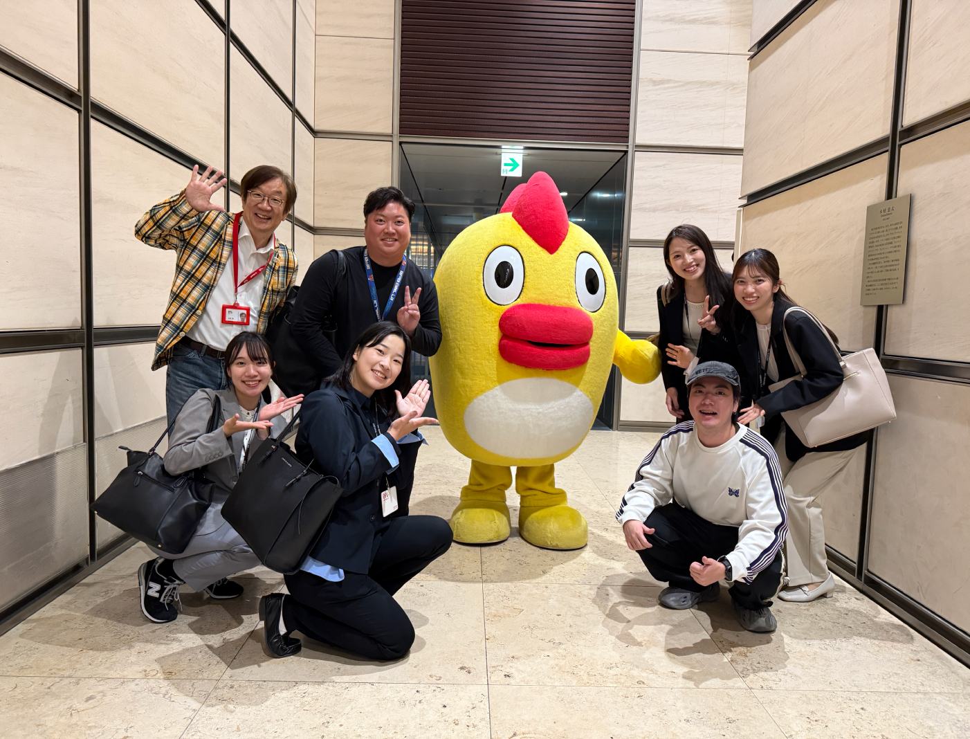 いつも見ていたお天気コーナーを見学させていただきました！今ではそらジローにメロメロです♡