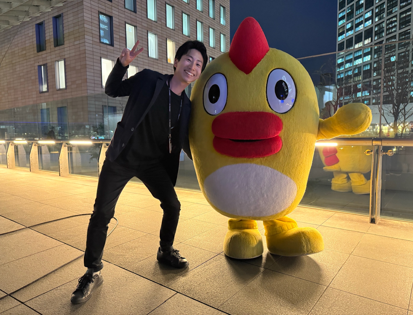 そらジローとの2ショットです！