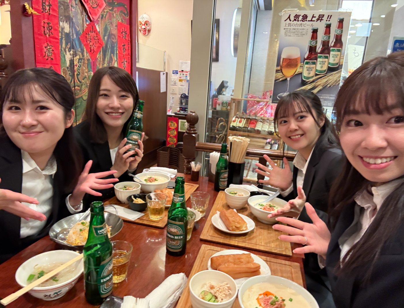 緊張の入社式の後、同期とご飯！この日から始まった日テレでの生活は驚きと感動の連続です。