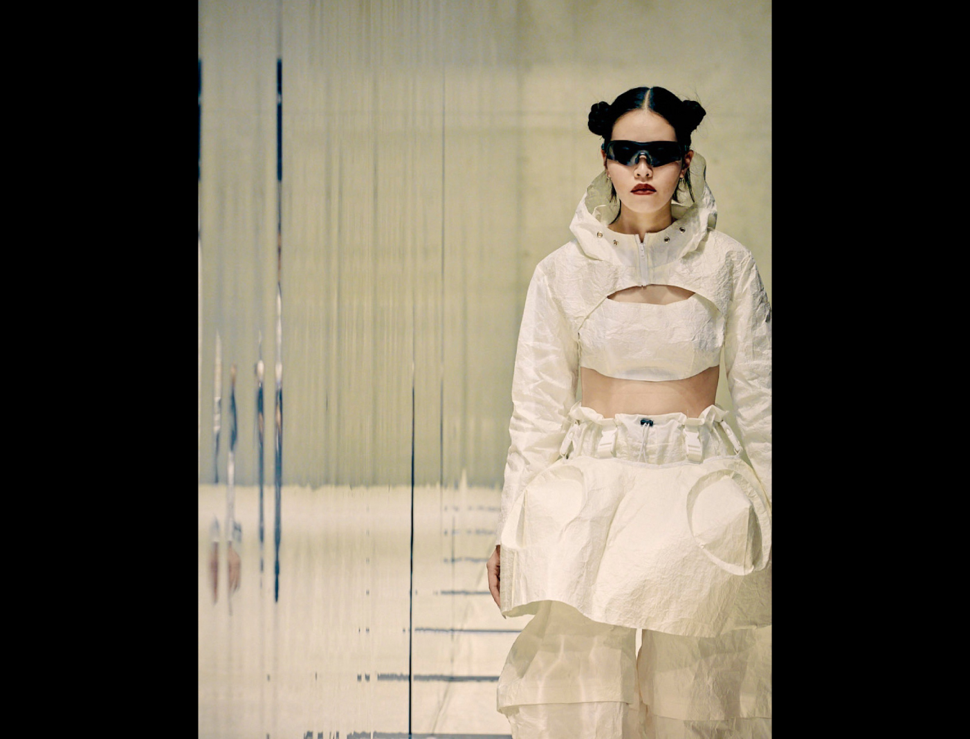 はじめて造った思い出深い服。和紙で制作しました。