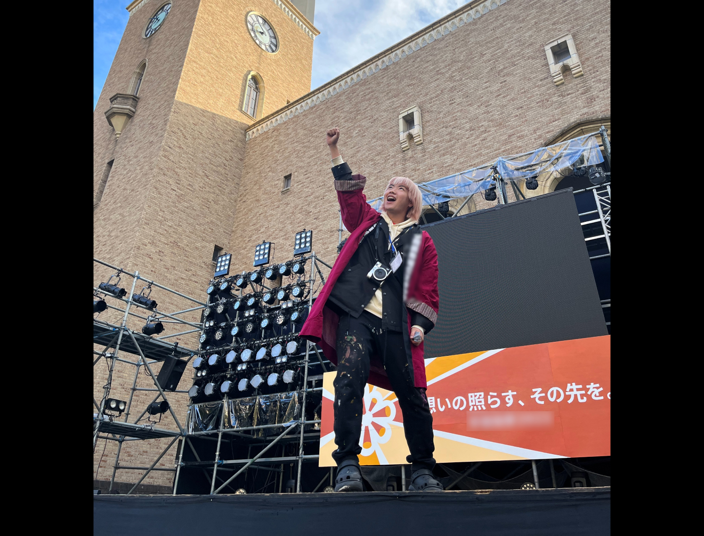 文化祭でのステージ、勝手に立っちゃいました。