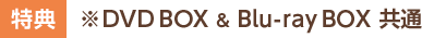 特典　※DVD BOX & Blu-ray BOX 共通