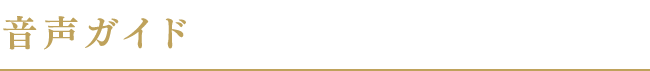 音声ガイド