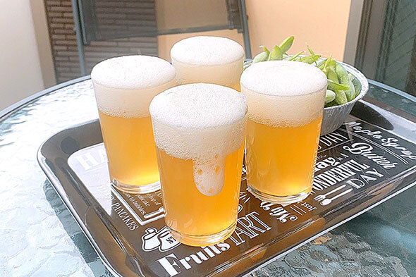 なんちゃってビールゼリー