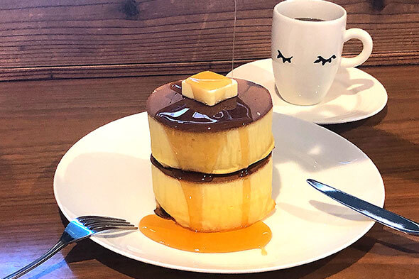 あの有名珈琲店のスフレパンケーキ