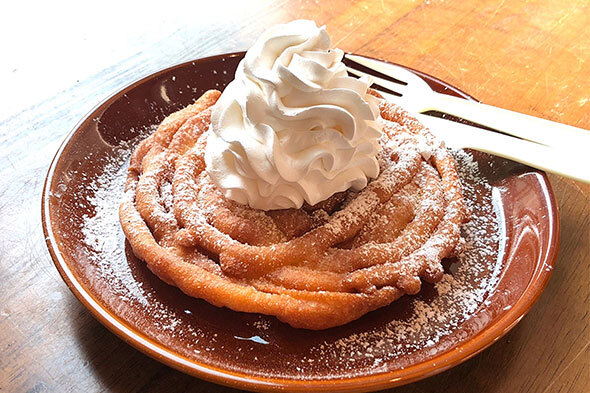 アメリカで大人気のおやつ！<br>ファンネルケーキ