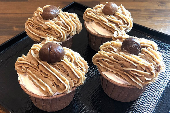 100円ショップの甘栗で<br>かんたんモンブラン