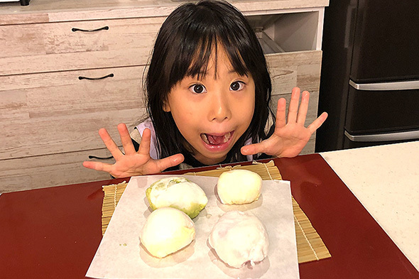 好きなアイスで作ろう！！<br>レンチン雪見だいふく風