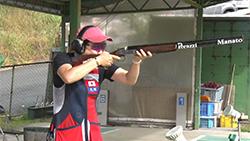 脇屋昴選手・木吉りよ選手（クレー射撃）