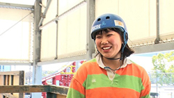 池慧野巨選手・中村貴咲選手（スケートボード）