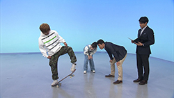 池慧野巨選手・中村貴咲選手（スケートボード）