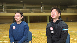 山口茜選手・渡辺勇大選手（バドミントン）