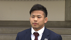 折原梨花選手（射撃）・永山竜樹選手（柔道）