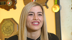 川井梨紗子選手・ヘレン マルーリス選手（レスリング）