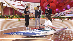 羽根田卓也選手・八木愛莉選手（カヌー）