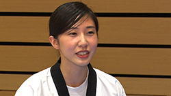 山田美諭選手・鈴木セルヒオ選手・鈴木リカルド選手（テコンドー）