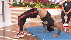 川井梨紗子選手・川井友香子選手・文田健一郎選手（レスリング）