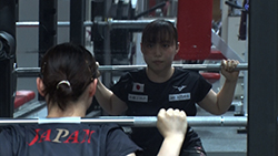 土井畑知里選手・岸大貴選手（トランポリン）