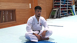 篠原浩人選手・多田野彩香選手（空手）