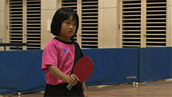 小西紅偉選手・峯いちほ選手（卓球）