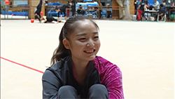 皆川夏穂選手・大岩千未来選手（新体操）