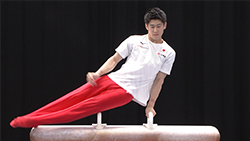 萱和磨選手・内村航平選手（体操）