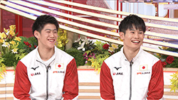 橋本大輝選手・北園丈琉選手（体操）