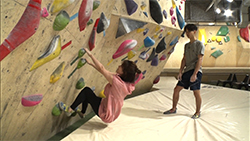 原田海選手（スポーツクライミング）